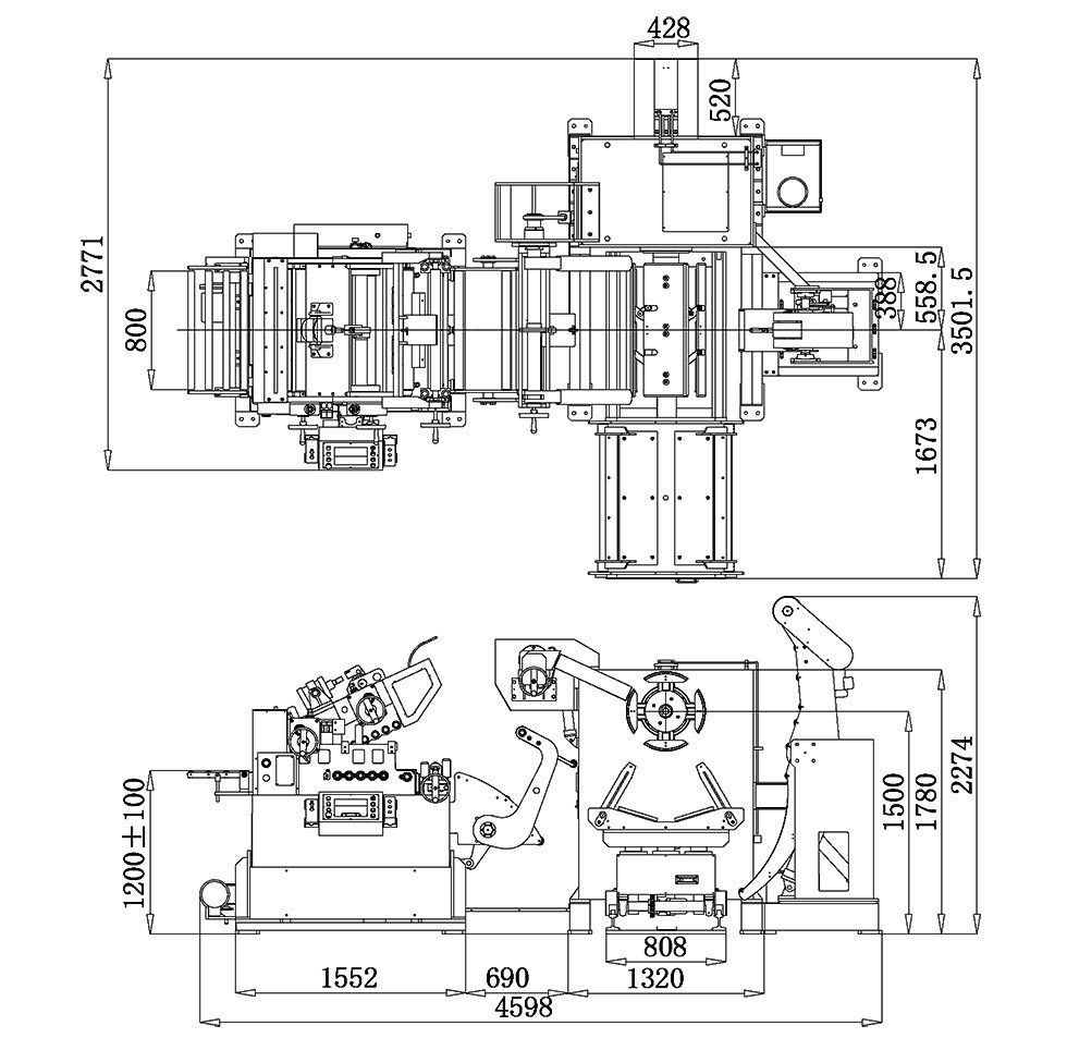 三合一送料機(jī)尺寸圖 三合一送料機(jī)尺寸圖