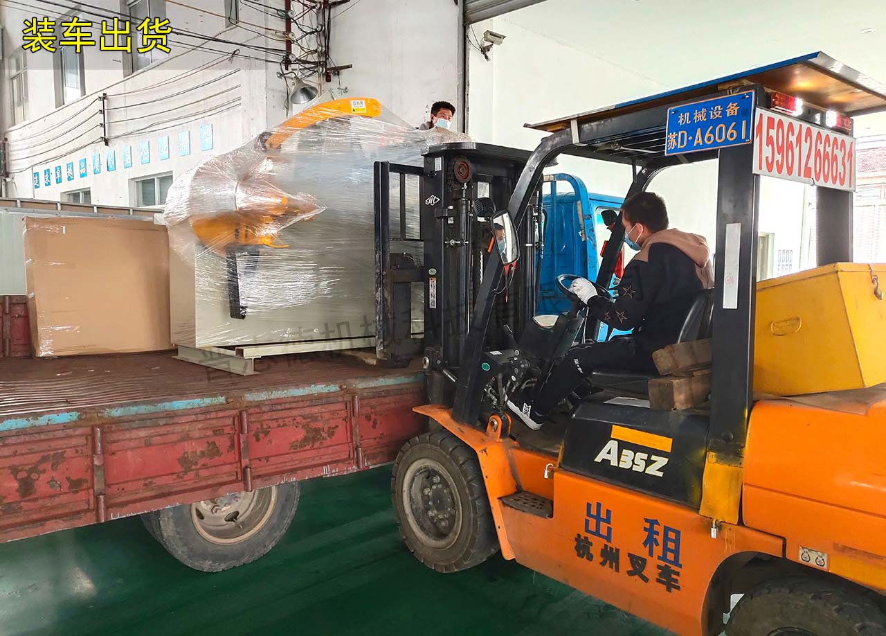 二合一料架兼整平機出貨 二合一料架兼整平機出貨