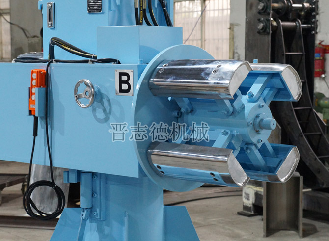 油壓雙頭材料架細節(jié)